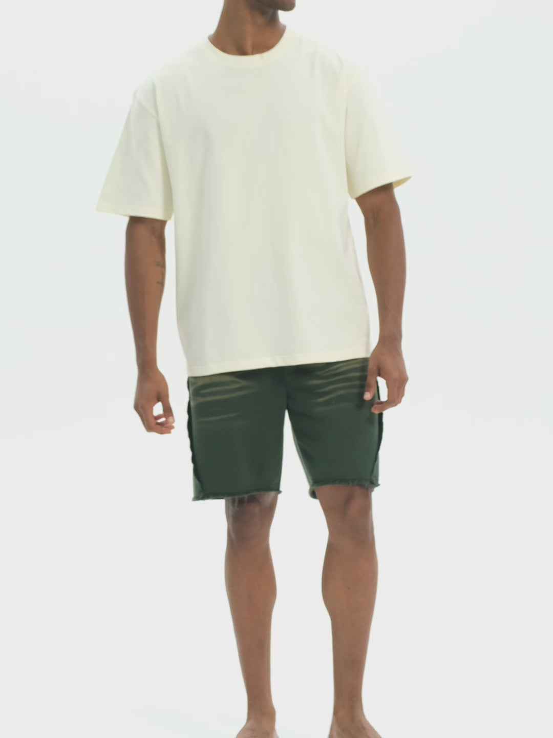 RU0014-C001-V2 / HEAVYWEIGHT DROP SHOULDER COTTOM T-SHIRT 300G 8.8OZ DTG LA