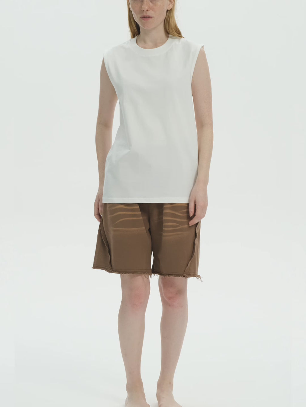 RU0006-C001-V3 / MEN'S SLEEVELESS COTTON TANK TOP 230G 6.8OZ DTG PRINT RUSH SERVICE LA