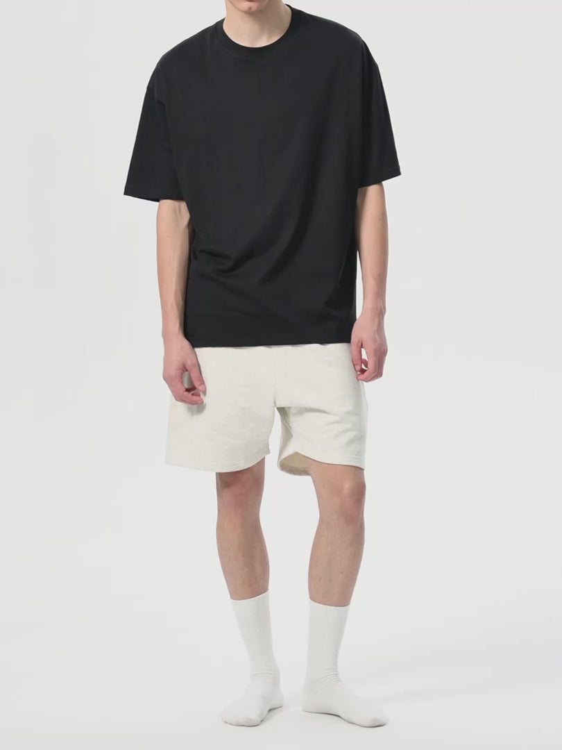 R00131-C001-V5 / STREETWEAR LOOSE DROP SHOULDER T-SHIRT 190G 5.6OZ DTG PRINT LA